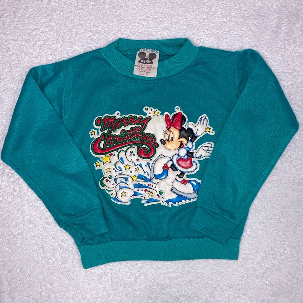 Vintage  the Mickey collection Disney by pilgrim 3D Minnie Christmas swe…